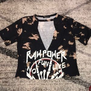 acid wash deep-v crop